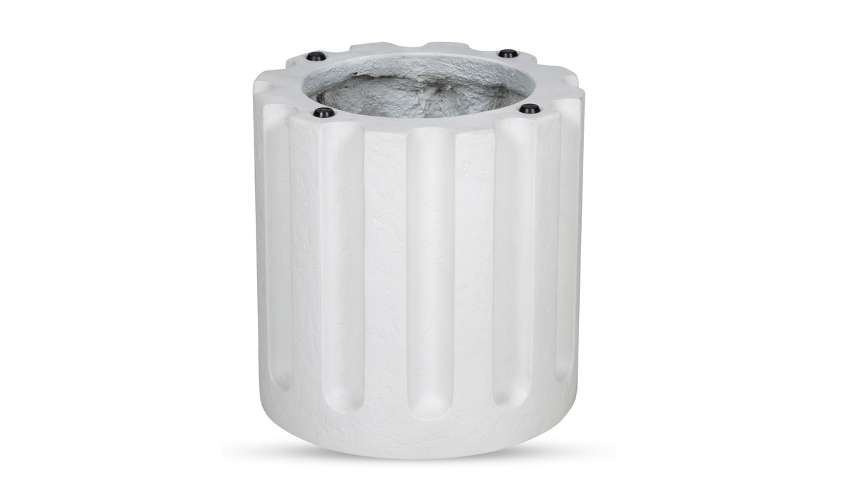 Eris Outdoor Accent Table - White by Moe's Home at Eve Furniture
