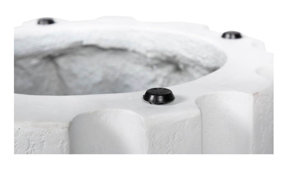 Eris Outdoor Accent Table - White by Moe's Home at Eve Furniture