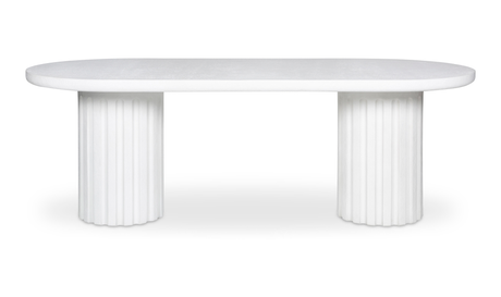 Eris Outdoor Dining Table White by Moe's Home at Eve Furniture