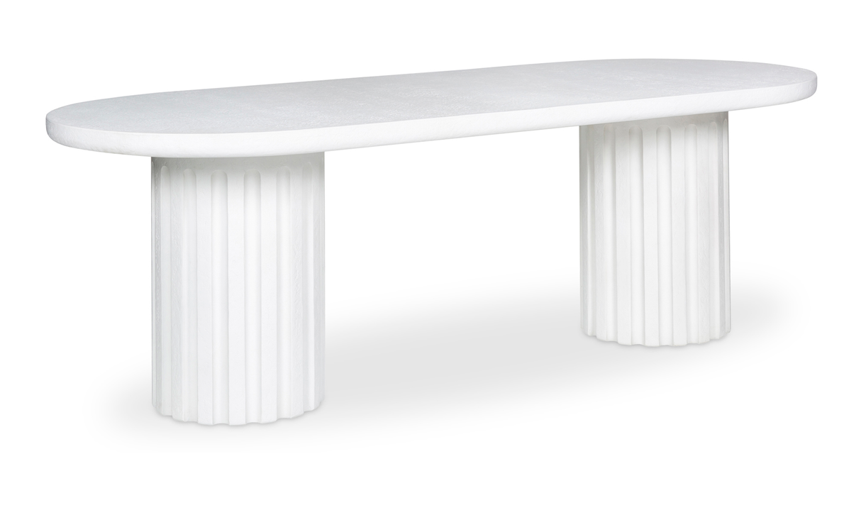 Eris Outdoor Dining Table White by Moe's Home at Eve Furniture