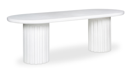 Eris Outdoor Dining Table White by Moe's Home at Eve Furniture