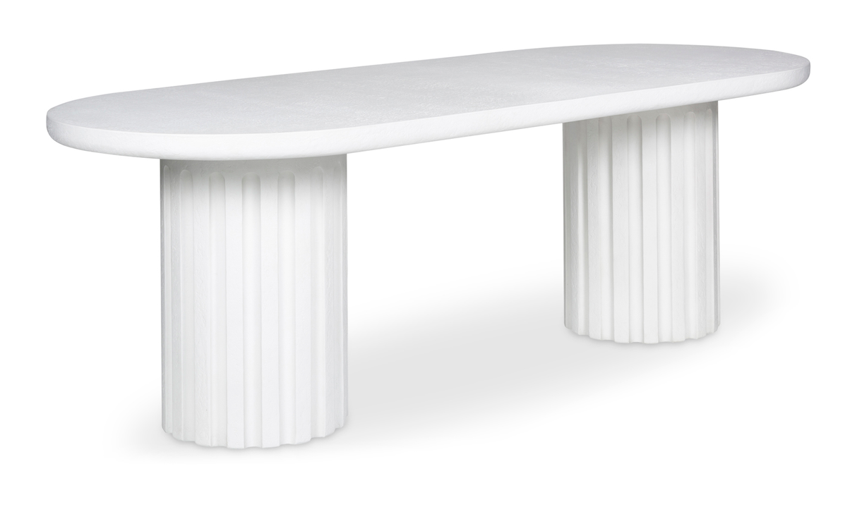 Eris Outdoor Dining Table White by Moe's Home at Eve Furniture