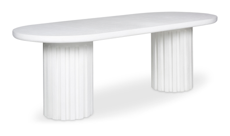 Eris Outdoor Dining Table White by Moe's Home at Eve Furniture