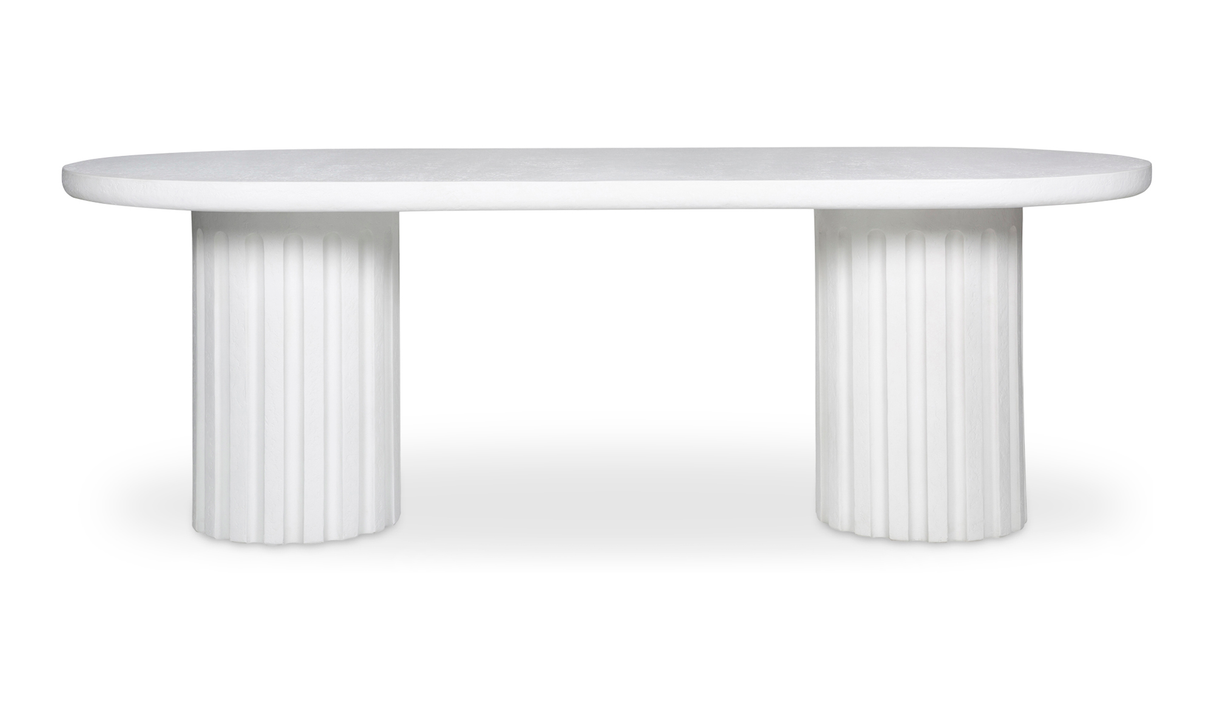 Eris Outdoor Dining Table White by Moe's Home at Eve Furniture