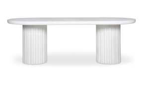 Eris Outdoor Dining Table White by Moe's Home at Eve Furniture