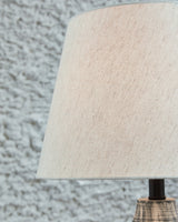 Erivell Taupe/Black Table Lamp