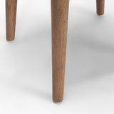 Ernest Medium Brown Wood Bar Stool by Mercana at Eve Furniture