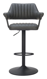 Erret Gray Barstool by Zuomod at Eve Furniture