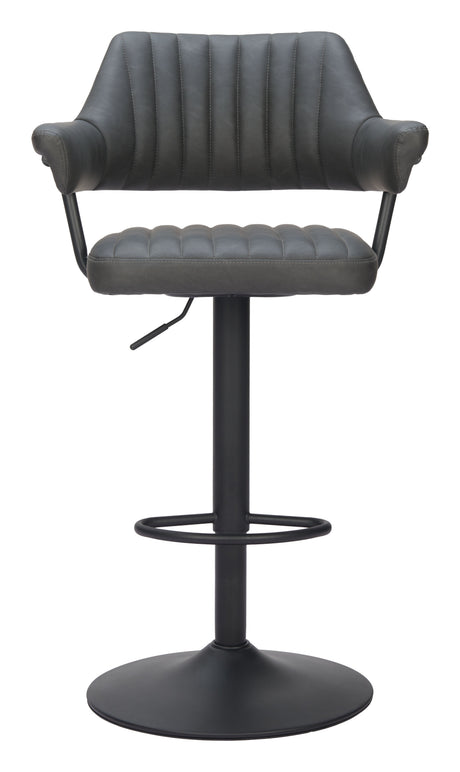 Erret Gray Barstool by Zuomod at Eve Furniture