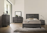 Errico Gray Queen Panel Bed by Furniture of America at Eve Furniture