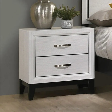 Errico White 5-Piece Queen Bedroom Set by Furniture of America at Eve Furniture