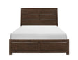 Erwan Espresso California King Panel Bed by Homelegance at Eve Furniture