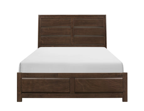 Erwan Espresso California King Panel Bed by Homelegance at Eve Furniture