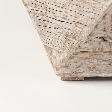 Esagono Octagonal Reclaimed Wood Coffee Table w/ Storage by Mercana at Eve Furniture