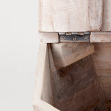 Esagono Octagonal Reclaimed Wood End/Side Table w/ Storage by Mercana at Eve Furniture