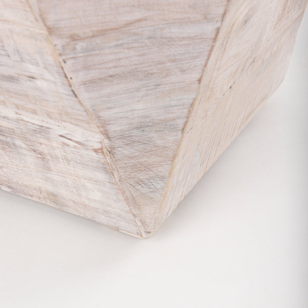 Esagono Octagonal Reclaimed Wood End/Side Table w/ Storage by Mercana at Eve Furniture