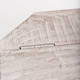 Esagono Octagonal Reclaimed Wood End/Side Table w/ Storage by Mercana at Eve Furniture
