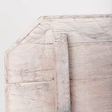 Esagono Octagonal Reclaimed Wood End/Side Table w/ Storage by Mercana at Eve Furniture