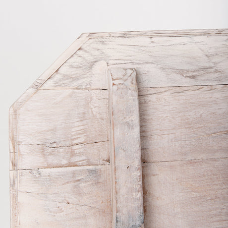 Esagono Octagonal Reclaimed Wood End/Side Table w/ Storage by Mercana at Eve Furniture