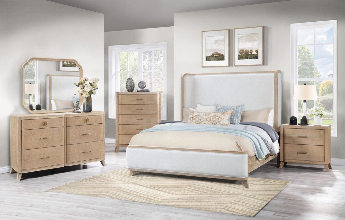 Escape Beige/Cream Bedroom Set by Happy Homes at Eve Furniture