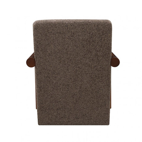 Esher Deep Brown / Walnut Accent Chair by Furniture of America at Eve Furniture