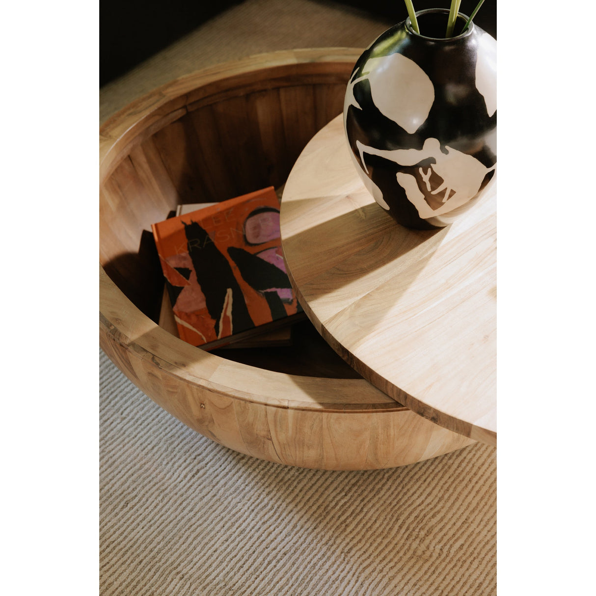 Eske Natural Coffee Table by Moe's Home at Eve Furniture