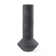 Esme 7.1L x 7.1W x 15.0H Dark Gray Ceramic Vase by Mercana at Eve Furniture