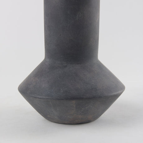 Esme Dark Gray Ceramic Vase by Mercana at Eve Furniture