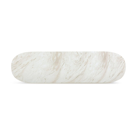 Esme Faux Marble Indoor / Outdoor Long Console Table by TOV Furniture at Eve Furniture