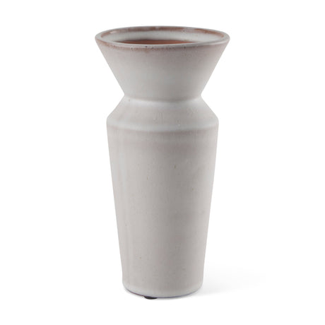 Esme Whitewashed Ceramic Vase by Mercana at Eve Furniture