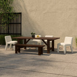 Esmond Brown Outdoor Dining Table by Moe's Home at Eve Furniture
