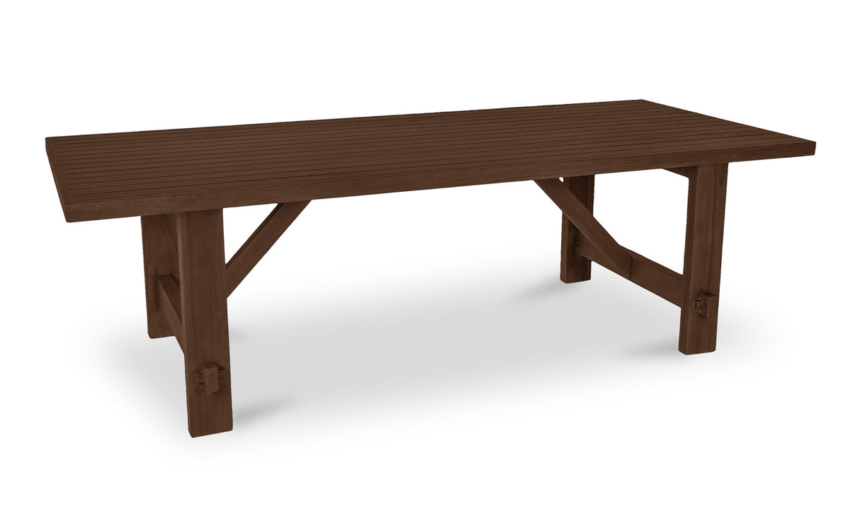 Esmond Outdoor Dining Table Brown by Moe's Home at Eve Furniture