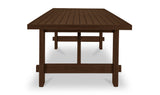 Esmond Outdoor Dining Table Brown by Moe's Home at Eve Furniture
