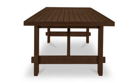 Esmond Outdoor Dining Table Brown by Moe's Home at Eve Furniture