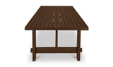 Esmond Outdoor Dining Table Brown by Moe's Home at Eve Furniture