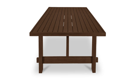 Esmond Outdoor Dining Table Brown by Moe's Home at Eve Furniture