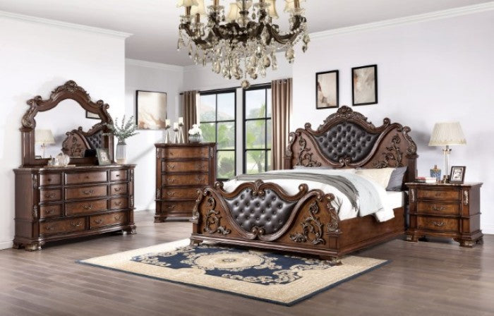 Esparanza Cherry Brown Bedroom Set by Furniture of America at Eve Furniture