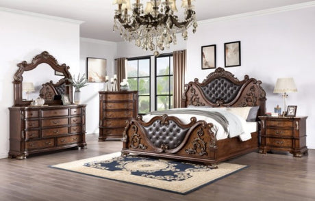 Esparanza Cherry Brown Bedroom Set by Furniture of America at Eve Furniture