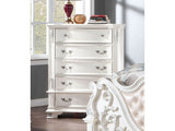 Esparanza Pearl White 5-Piece Queen Bedroom Set by Furniture of America at Eve Furniture