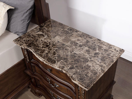 Esparanza Brown Cherry Night Stand by Furniture of America at Eve Furniture