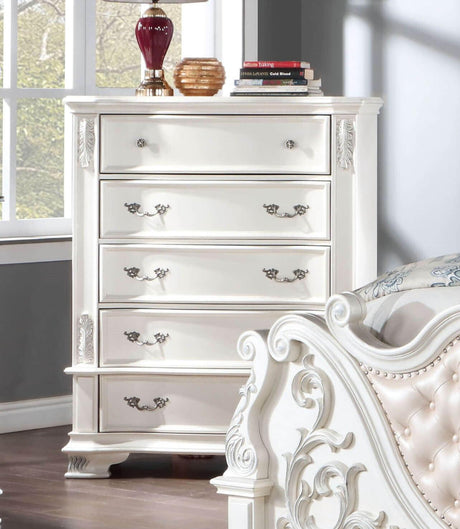 Esparanza Pearl White Chest by Furniture of America at Eve Furniture