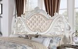 Esparanza Pearl White King Bed by Furniture of America at Eve Furniture