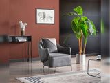 Esperanza Dark Gray 3-Piece Living Room Set (Sofa & Loveseat & Chair)