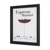 Espresso Martini by Mercana Studio a Hand Embelished Textured Framed Art Print Matted under Glass by Mercana at Eve Furniture