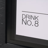 Espresso Martini by Mercana Studio a Hand Embelished Textured Framed Art Print Matted under Glass by Mercana at Eve Furniture