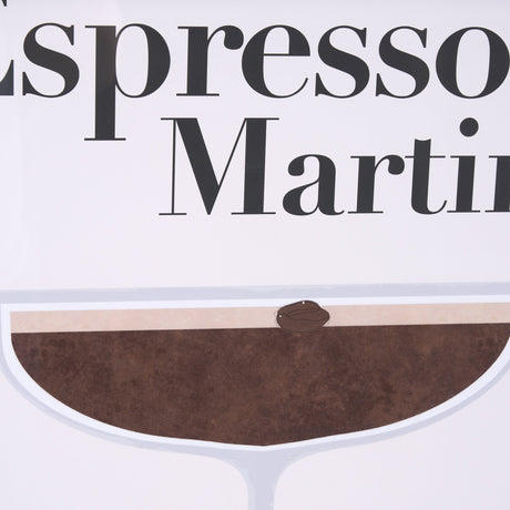 Espresso Martini by Mercana Studio a Hand Embelished Textured Framed Art Print Matted under Glass by Mercana at Eve Furniture