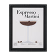 Espresso Martini by Mercana Studio a Hand Embelished Textured Framed Art Print Matted under Glass by Mercana at Eve Furniture