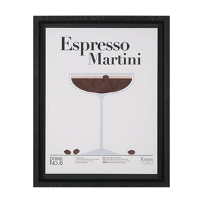 Espresso Martini by Mercana Studio a Hand Embelished Textured Framed Art Print Matted under Glass by Mercana at Eve Furniture