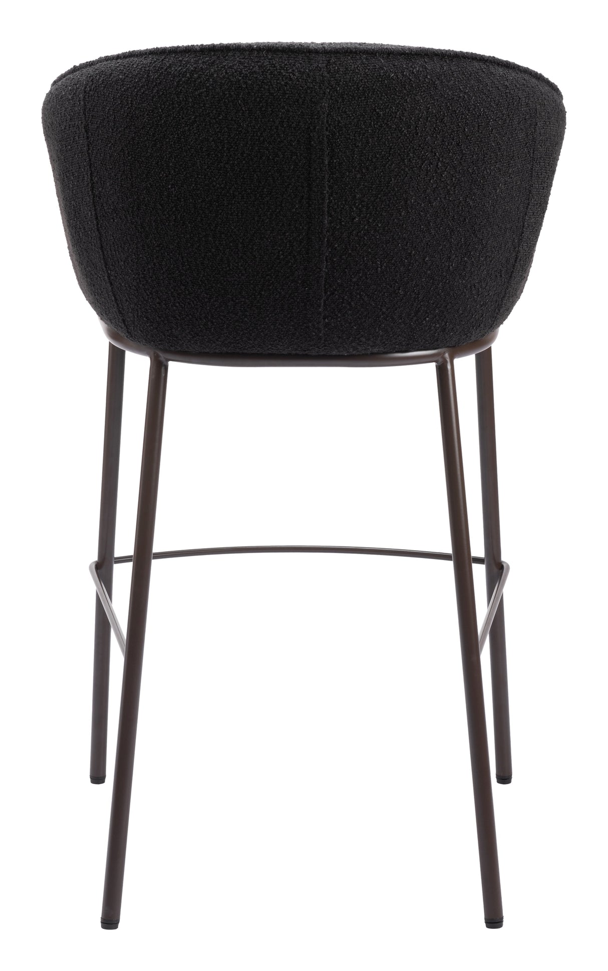 Essen Black & Bronze Barstool by Zuomod at Eve Furniture