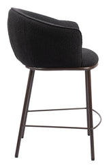 Essen Black & Bronze Counter Stool by Zuomod at Eve Furniture
